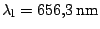 $ \lambda_\mathrm{l} = 656,3\,\mathrm{nm}$