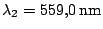 $ \lambda_2 = 559,0\,\mathrm{nm}$