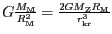 $ G\frac{M_{\mathrm{M}}}{R_{\mathrm{M}}^{{2}}}=\frac{2{{GM}}_{\mathrm{Z}}R_{\mathrm{M}}}{r_{{{\mathrm{kr}}}}^{{3}}}$