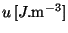 $ u\,[J.\mathrm{m}^{-3}]$