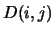 $D(i,j)$