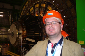 Michal Zajaček in CERN - CMS experiment.